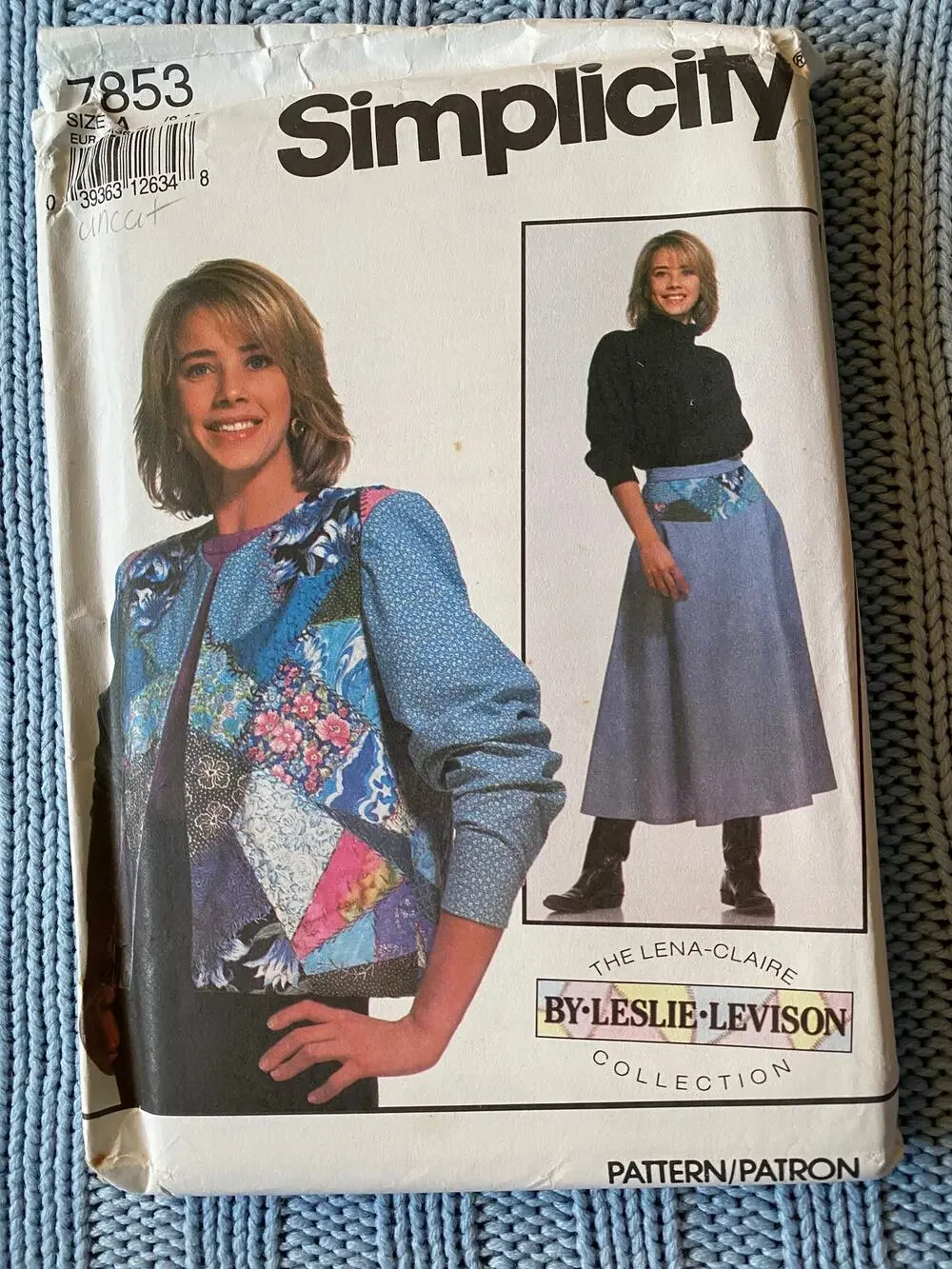 Simplicity Sewing pattern 7853 maxi skirt jacket boho quilt coat